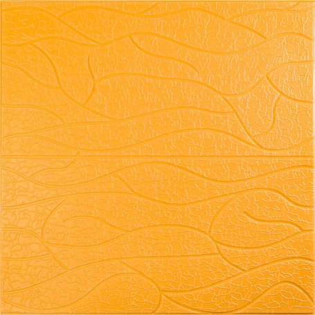 Самоклеющаяся 3D панель бежевая скала 700x700x6мм SW-00001949