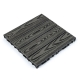 Композитная плитка ДПК антрацит 30*30CM*2СM SW-00001708