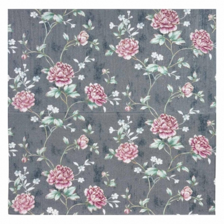 Самоклеющаяся 3D панель роза серая 680x6680x4мм 