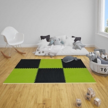 Підлога-пазл плюшевий чорний 60*60*1cm SW-00002079