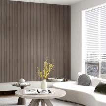 Самоклеющаяся виниловая 3D рейка Дуб Мокко600×2900×3 мм SW-00002901