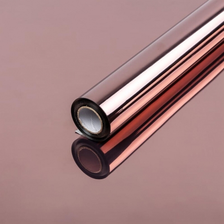 Зеркальная солнцезащитная плёнка для окон Бронза 600х10000х0,08 мм SW-00002716