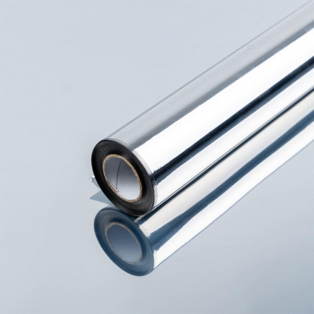 Зеркальная солнцезащитная плёнка для окон Серебро 600х10000х0,08 мм SW-00002719