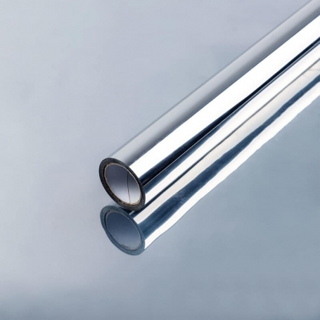 Зеркальная солнцезащитная плёнка для окон Серебро 600х3000х0,08 мм SW-00002724