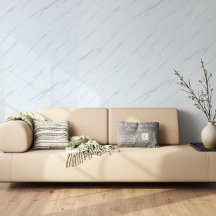 Декоративна ПВХ плита Грецький білий мармур 1,22х2,44мх3мм SW-00001402