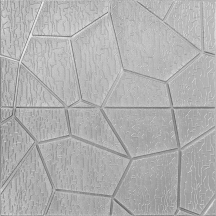 Самоклеющаяся 3D панель серая стеновая 700x690x5мм SW-00003307