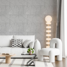 Самоклеющаяся 3D панель серая стеновая 700x690x5мм SW-00003307