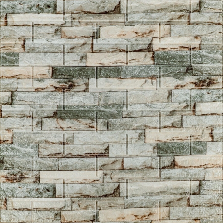 Самоклеющаяся 3D панель под екатеринославский кирпич 700x770x5мм SW-00003310