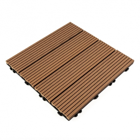 Композитная плитка WPC натуральное дерево 30*30CM*2СM (D) SW-00001711