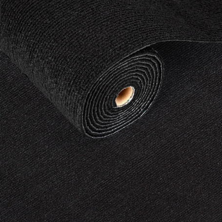 Самоклеюча плитка під ковролін в рулоні чорний 600*3000мм SW-00002588