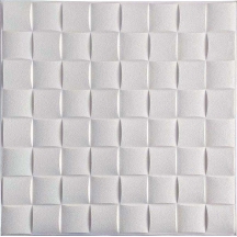 Самоклеющаяся 3D панель под белые кубики 700x700x8мм